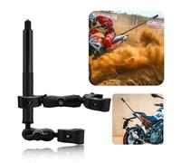 Moto Double Pince Support 59” Invisible Bâton Compatible avec Insta360 X5-X