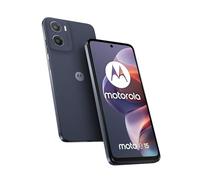 Moto E15 64 Go, Smartphone debloqué, écran 6,67", Batterie 5200 mAh, Blue Denim, Coque de Protection et câble USB C Inclus