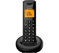 MOTO-E260 - Téléphone Fixe Sans Fil Dect - Design Compact - Grand Écran Rétroéclairé - Mains Libres - Fonction Blocage Des Appels Indésirables - Noir