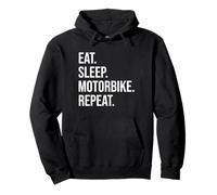 Moto Eat Sleep Moto Repeat Sweat à Capuche