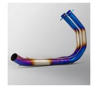 Moto Echappement Système D'échappement Moto Pour Kawasaki Pour Ninja650 Z650 2017-2023 Collecteur Modifi Tuyau Liaison Avant Acier Inoxydable 51 Mm(B)