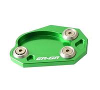 Moto Elargisseur de Bequille Plaque de Support Pour Kawasaki ER6N ER-6N 2006 2007 2008 2009 2010 2011 2012 2013 2014 2015 2016 2017 Béquille Béquille Latérale Plaque D'extension Pad ( Couleur : 4 )