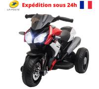 Moto Électrique 6 V à 3 Roues pour Enfants et Vitesse de 3 Km/h