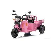 Moto Électrique Enfant 12V avec Remorque & Pelle, Tricycle Électrique avec Télécommande 2,4G, Double Moteur, Vitesse Réglable, Écran Batterie, LED, Musique, Bluetooth, Jouet pour Enfants 3+ Ans
