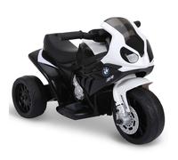 Moto électrique enfant - HOMCOM - sous licence BMW S1000 RR 3 roues 6V effets lumineux sonores - PP - noir