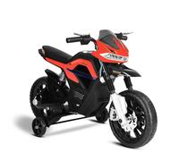 Moto électrique - Playkin FASTER - batterie 6V 4Ah - 3 à 8 ans - vitesse 3-5 km/h - MP3 (Micro SD, Aux 3.5mm, USB) - roues latérales