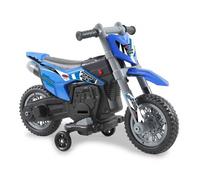 Moto Électrique Ride-on Power Bike Bleu 6V pour Enfants