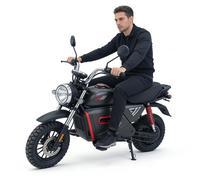 Moto électrique SD-M8-15''-2000W-4 vitesses-Autonomie 90KM-150 KG-Boîte de rangement (avant)-Porte-bagages arrière-Tout Terrain
