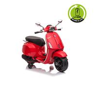 Moto Électrique Vespa Sprint Lithium Rouge - Jouet Pour Enfants 3+ Ans