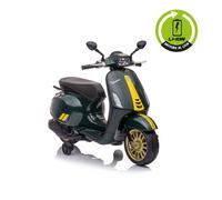 Moto Électrique Vespa Sprint Lithium Verte - Jouet Pour Enfants 3+ Ans