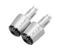 moto Embouts De Guidon Anti-vibrations Pour Pour CB650R extrémité du manche(Silver)