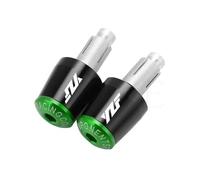 moto Embouts De Guidon Anti-vibrations Pour YZF YZFR1 R1M R1S 2015-2018 2019 2020 extrémité du manche(Black green)