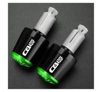 moto Embouts De Guidon Pour Pour CB400F 400F (1989-1991) - Compatibles Avec Guidons Gauche (7/8") Et Droit (1"). extrémité du manche(Black green)