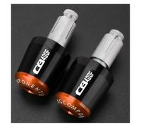 moto Embouts De Guidon Pour Pour CB400F 400F (1989-1991) - Compatibles Avec Guidons Gauche (7/8") Et Droit (1"). extrémité du manche(Black orange)