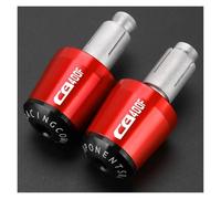 moto Embouts De Guidon Pour Pour CB400F 400F (1989-1991) - Compatibles Avec Guidons Gauche (7/8") Et Droit (1"). extrémité du manche(Red)