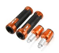 moto Embouts De Poignées De Guidon De Moto, Bouchon D'extrémité De Barre De Poignée Pour Pour CRF 250 450 CRF250X CRF450R CRF250R CRF450X CRF150R CRF230F extrémité du manche(Orange)