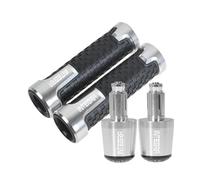 moto Embouts De Poignées De Moto Pour Pour NC700, NC750 X/S, NC700S, NC700X, NC750X, NC750S, Integra 750 Et 700, 22 Mm extrémité du manche(Silver)