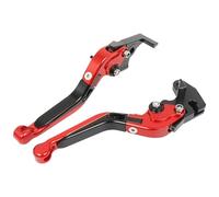 Moto Embrayage Levier Frein Levier Pour BMW Pour G310GS 2021-2023 Moto Réglable CNC Leviers D'embrayage De Frein Pliant Poignées Extensibles Levier(Red-1)