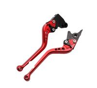 Moto Embrayage Levier Frein Levier Pour Hornet Pour CB250 1998-2007 Pour CB900 2002-2006 Pour CB599 CB600 1998-2006 Leviers D'embrayage De Frein Moto(Long red)