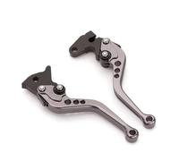 moto embrayage levier Leviers de frein à disque avant et arrière à tambour CNC pour scooter Piaggio NRG Purejet Liberty 125 Leader RST Liberty 50 4T RST PTT (E) Frein Embrayage(Short gray)