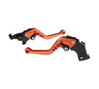 moto embrayage levier Leviers de frein à disque avant et arrière à tambour CNC pour scooter Piaggio NRG Purejet Liberty 125 Leader RST Liberty 50 4T RST PTT (E) Frein Embrayage(Short orange)