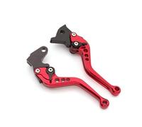 moto embrayage levier Leviers de frein à disque avant et arrière à tambour CNC pour scooter Piaggio NRG Purejet Liberty 125 Leader RST Liberty 50 4T RST PTT (E) Frein Embrayage(Short red)