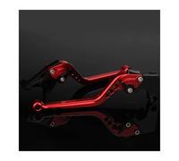 moto embrayage levier Leviers de frein à disque avant et arrière pour scooter CNC Piaggio NRG Purejet Liberty 125 Leader RST Liberty 50 4T RST PTT (E) Frein Embrayage(Long Red)
