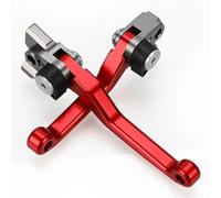Moto Embrayage Levier Leviers Freinet D'embrayage Pivotants CNC Moto Pour CRF230F 2003-2020 2010 2011 2012 2013 2014 2015 2016 2017 2018 2019 Kit Levier D'embrayage Frein(Red)