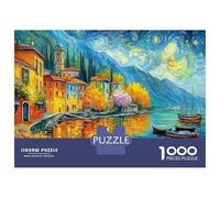 Moto et Aigle Puzzle 1000 Pièces pour Adultes Et Enfants Dès 14 Ans Jeu Cadeau Unique Divertissement Créatif Cadeau Classiques Décoration Maison Anti-Stress 70x50cm/1000pcs