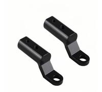Moto Extender Bracket - Motos Extension de Guidon Support pour Lampe Travail Universel Light Bar Poche Rétroviseur Compteur Vélo Phare Smartphone Ordinateur (2 Pièces, Noir)