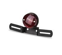 Moto Feu arrière Feu Arrière De Moto avec Support De Plaque D'immatriculation Feu Arrière Rétro pour Bobber pour Chopper pour Rond
