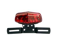 Moto Feu arrière Feu Arrière LED Vintage Style Lucas avec Support De Plaque D'immatriculation Feu Stop Vélo pour pour Scrambler XS650