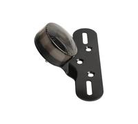 Moto Feu Arrière Feu Arrière Rond Pour Moto, D'avertissement De Freinage Universel Pour Cafe Racer Pour Choppers UTV Dirt Bike(Black)
