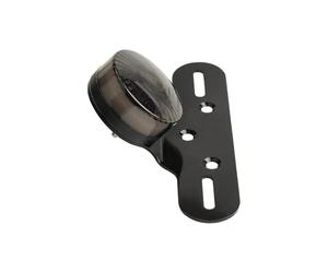 Moto Feu Arrière Feu Arrière Rond Pour Moto, D'avertissement De Freinage Universel Pour Cafe Racer Pour Choppers UTV Dirt Bike(Black)