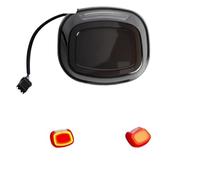 Moto Feu Arrière Feu Stop pour pour Touring pour Softail XL Moto Feu Arrière À LED Intégré Feu Stop Arrière Profil Bas FLHT FXLR FLD FXDF