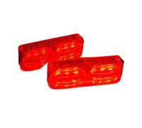 Moto Feu arrière Feu Stroboscopique DRL Coloré RGB pour Moto Feu Stop 6 LED 12v Flash Lampe D'avertissement De Police Feu Arrière De Jour