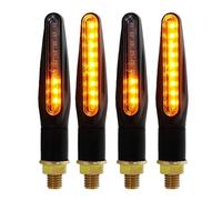Moto Feu arrière Mark LED Clignotants Moto Signal Lumineux E24 LED Clignotant Indicateur Clignotant Pliable Queue Arrêt Signal Intégré LED Relais