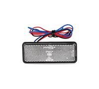 Moto Feu arrière Réflecteur Rectangulaire À 24LED pour Moto 1 Pièce Clignotant Frein Arrière Réflecteur LED pour Voiture/ATV/Feux D'avertissement Latéraux De Camion