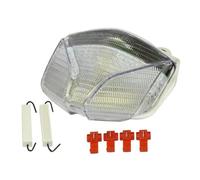 Moto Feu de Freinage Arrière pour MV pour Agusta pour Strada 2000-2009 Description du Produit Feu Arrière, Clignotants De Stop, Lumière LED Intégrée(Clear Lens)