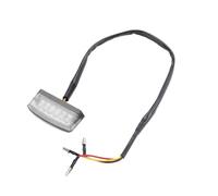 Moto feu freinage Feu De Plaque D'immatriculation LED, Feu Arrière De Plaque D'immatriculation, Clignotant Universel, Feu Arrière De Moto, Lampe Décorative pour Moto