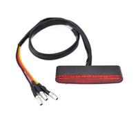 Moto feu freinage Universel Mini 12V Moto Frein Arrière LED Feu Stop Arrière Lampe Moto Plaque D'immatriculation Lumière Lampe Décorative