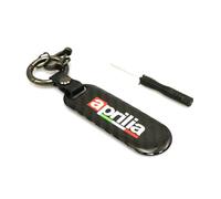 Moto Fibre de carbone Porte-clés pour Ap-rilia Accessoires de moto,Black-A