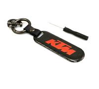 Moto Fibre de carbone Porte-clés pour KTM Accessoires de moto,Black-A
