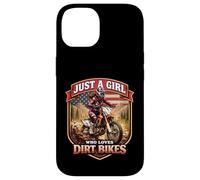 Moto Freak Funny Motorbike Lover Dirt Bike Rider American MX Coque pour iPhone 14