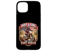 Moto Freak Funny Motorbike Lover Dirt Bike Rider American MX Coque pour iPhone 15 Plus