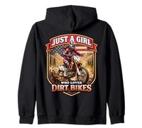 Moto Freak Funny Motorbike Lover Dirt Bike Rider American MX Sweat à Capuche