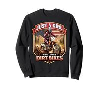 Moto Freak Funny Motorbike Lover Dirt Bike Rider American MX Sweatshirt