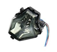 Moto Frein Feu Arrière Lumière Feu arrière LED 12 V pour Moto, véhicule Tout-Terrain, feu de freinage Tricolore, Clignotant Universel 10 W, pour la Plupart des modèles de Voitures