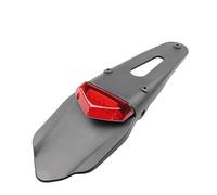 Moto Frein Feu Arrière Lumière Feu arrière LED Universel pour Moto, Garde-Boue arrière 12 V, feu de freinage, feu de Plaque d'immatriculation pour Enduro Tout-Terrain