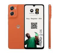 Moto G06 4 128 4G, capteur Principal de 50MP, écran 6,88", Batterie Longue durée, 5200 mAH, Arabesque Orange